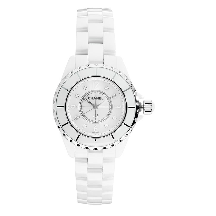 Chanel J12 Mother of Pearl Dial Ceramic Ladies Quartz Watch | Costco