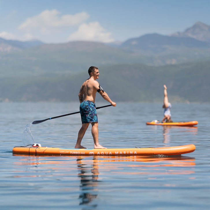 Aqua Marina AMgo 12” Electric Inflatable Paddle Board | Costco