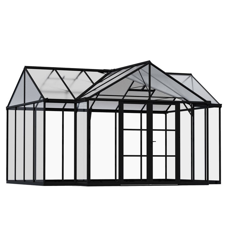 Palram Canopia Triomphe Chalet 12' x 15' Greenhouse and Solarium w
