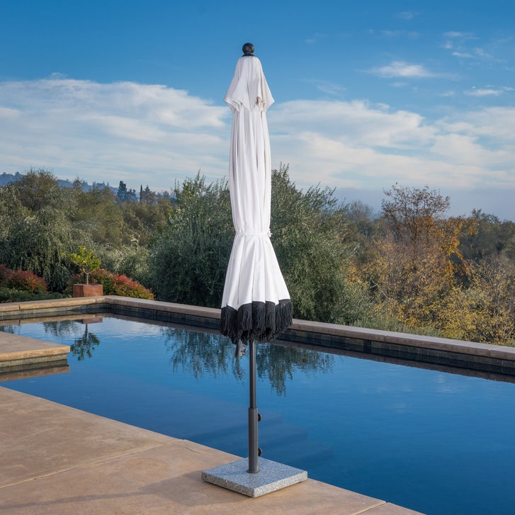 SunVilla 10 ft. Cabana Market Fringe Umbrella | Costco