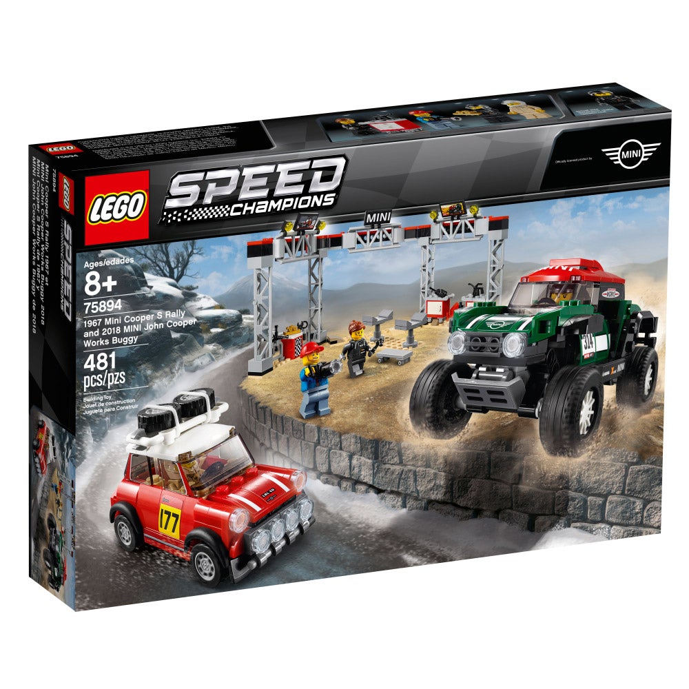 LEGO Speed Champions 1967 Mini Cooper S Rally and 2018 MINI John