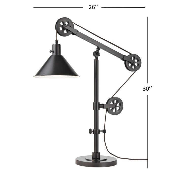 Industrial Pulley Table Lamp | Costco