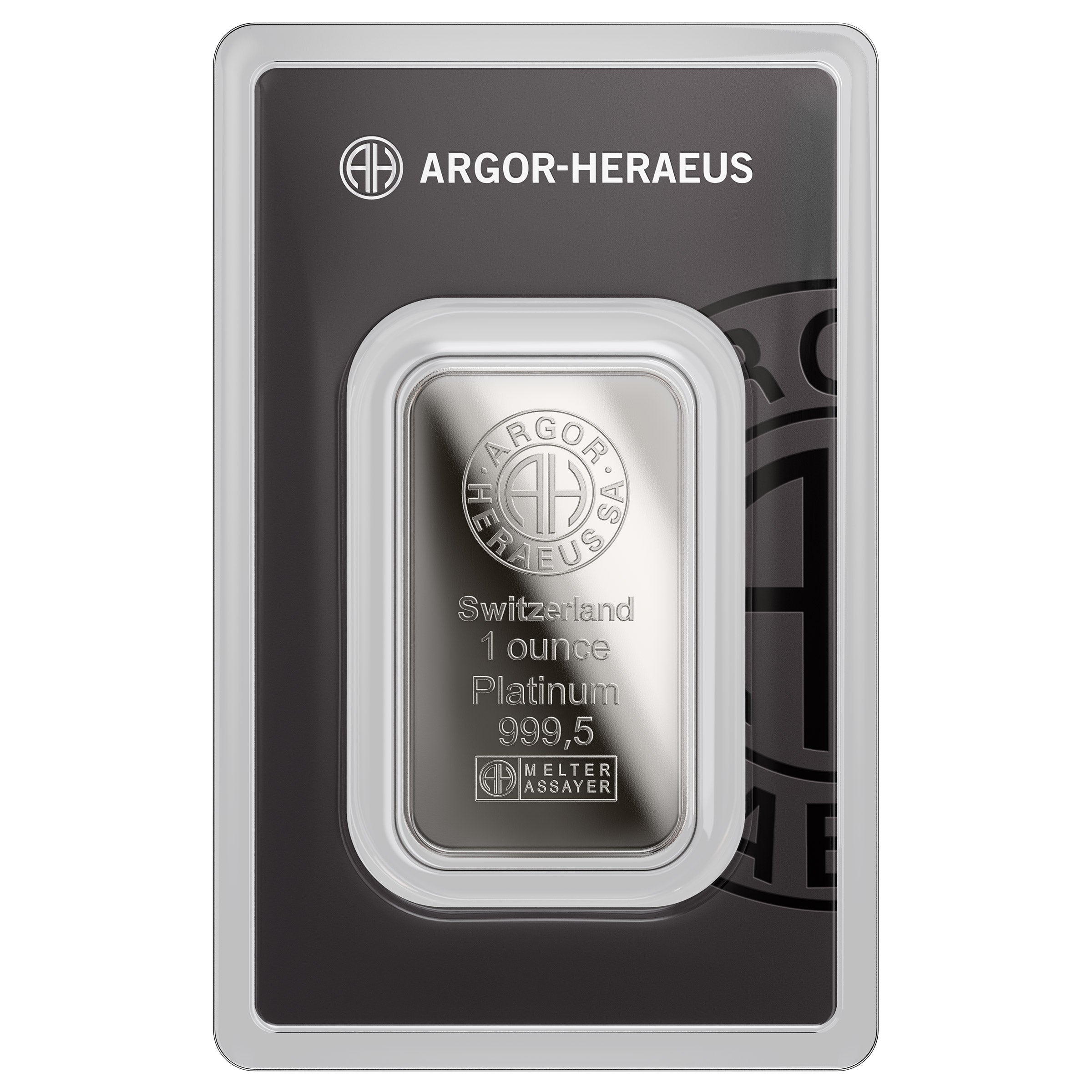 1 oz Platinum Bar Argor-Heraeus (New in Assay) | Costco
