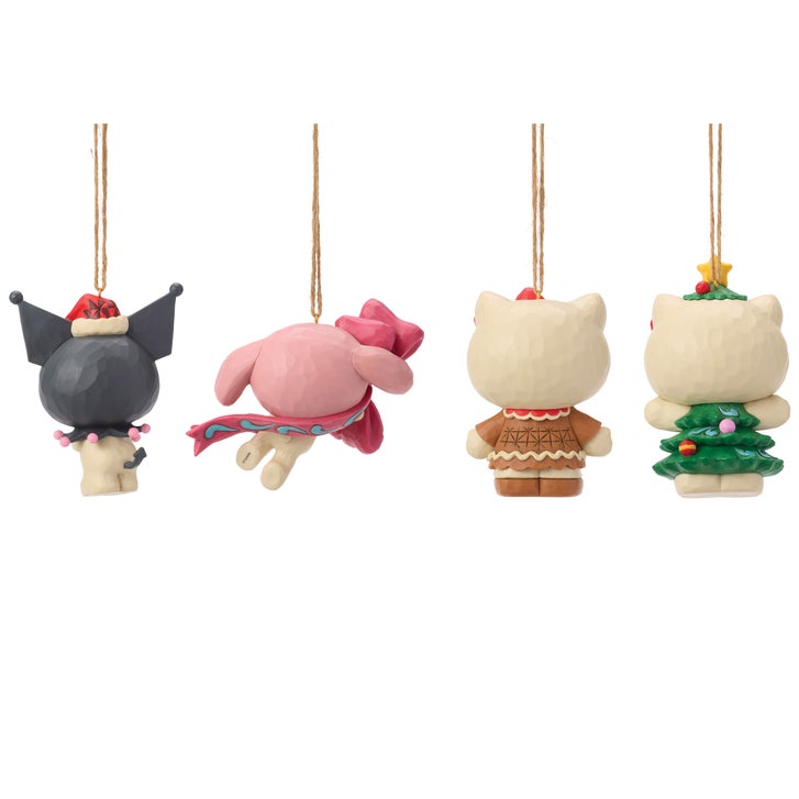 Hello Kitty and Friends Holiday Ornaments by Jim Shore, Set of 4