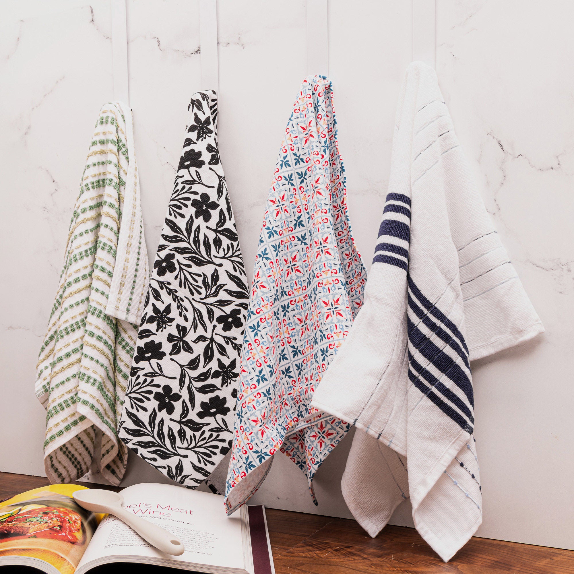 CORE HOME TERRY KITCHEN TOWEL 8 PACK CONFIGURATION
