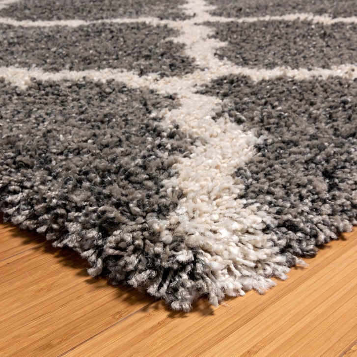 Thomasville Marketplace Luxury Shag Rug Collection, Trellis, 9'5