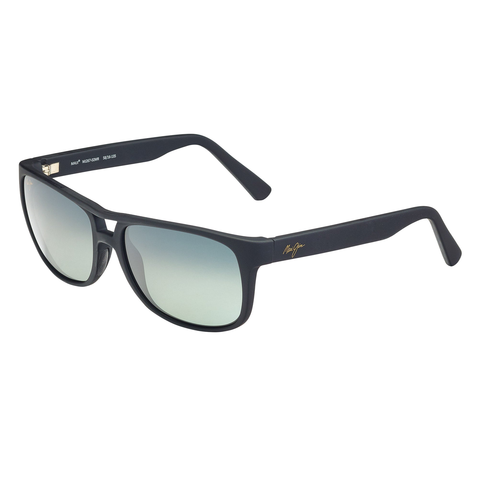 Justice Valley サムボーイ6.2ショート.ミッドレングス Maui Jim Waterway GS267-02MR Matte Black Polarized Sunglasses | Costco