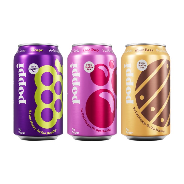 Poppi Prebiotic Soda, Variety Pack, 12 fl oz, 15-count | Costco