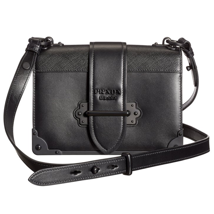 Prada Cahier Shoulder Bag, Black | Costco