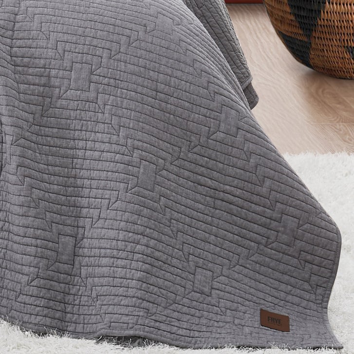 FRYE 4-piece Quilt Set, Ray Chambray | Costco