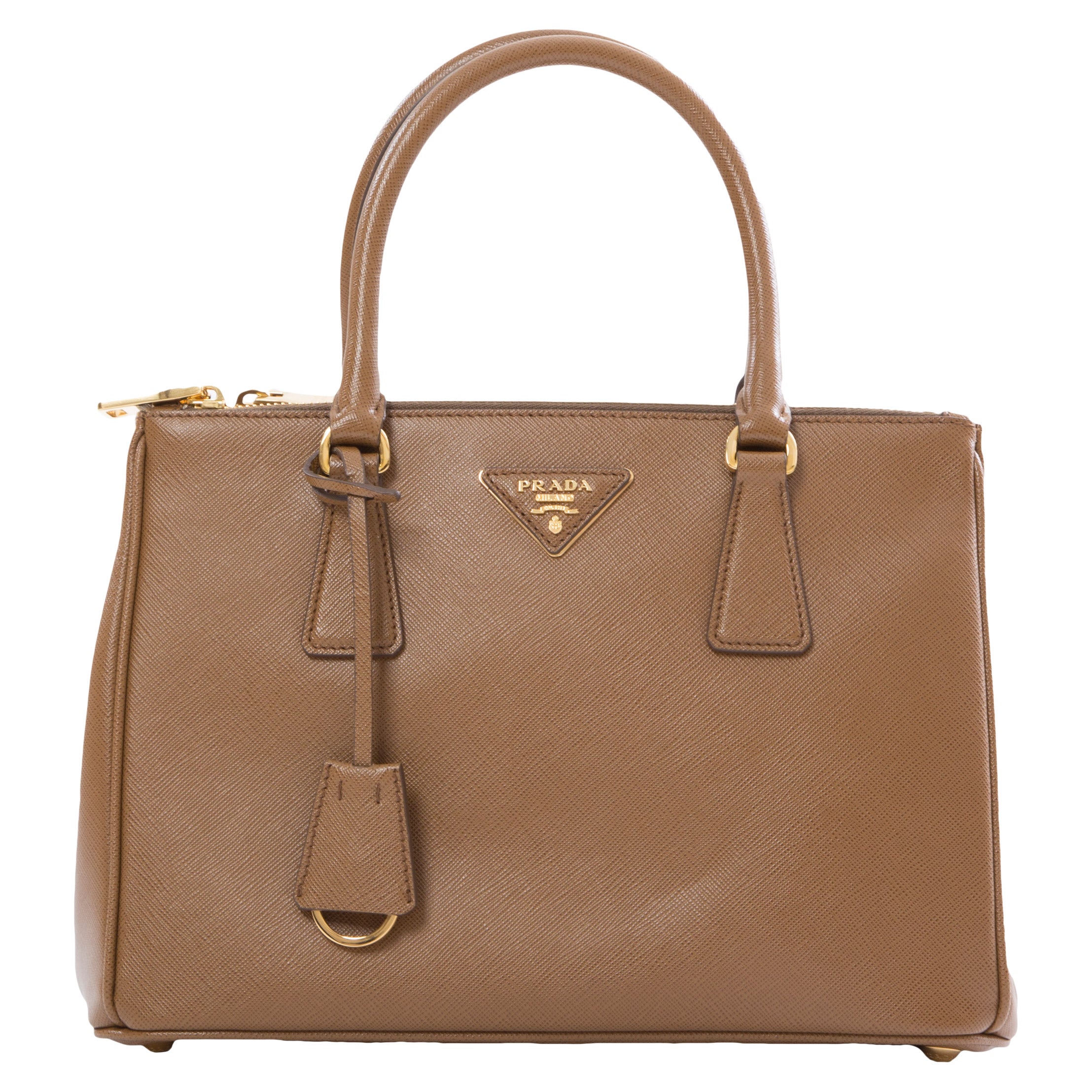 Prada Double Zip Tote, Cannella | Costco