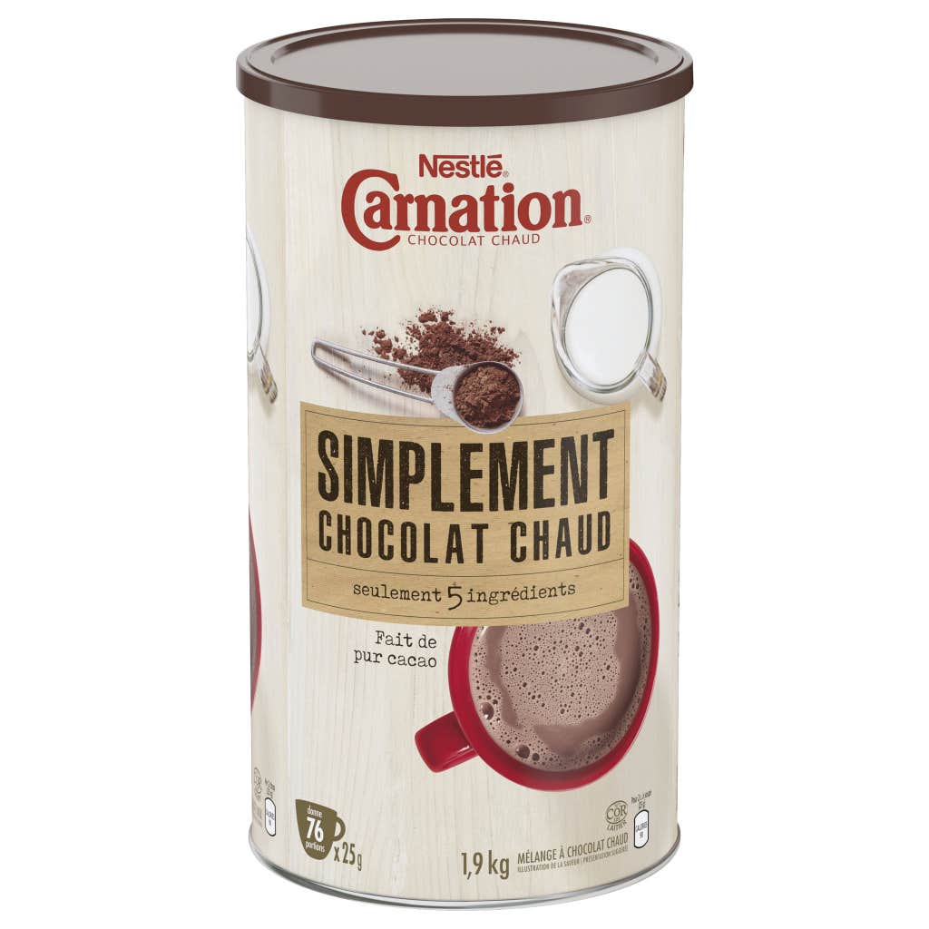 Simplement chocolat chaud Carnation de Nestlé
