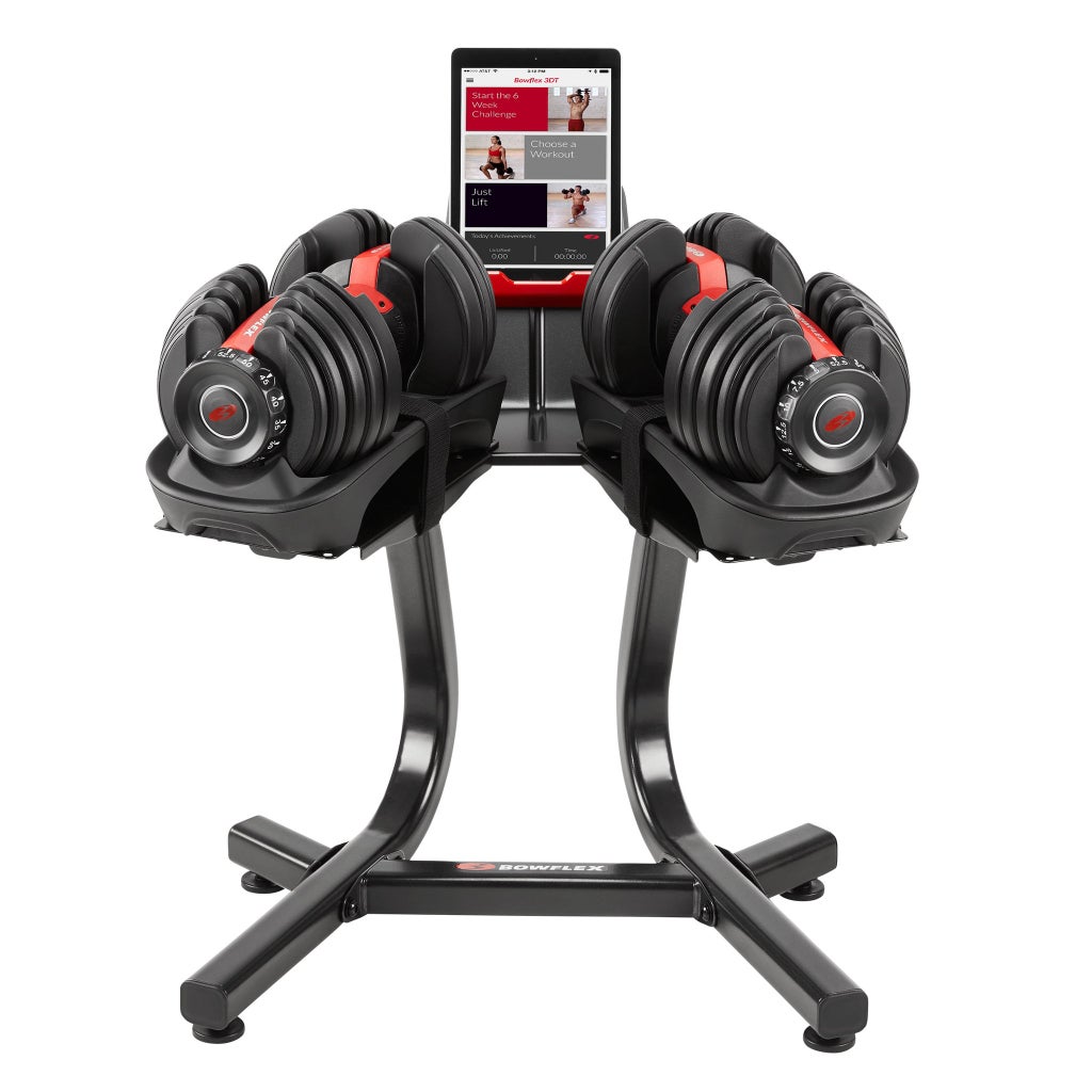 Bowflex SelectTech 552 Dumbbells With Stand | Costco