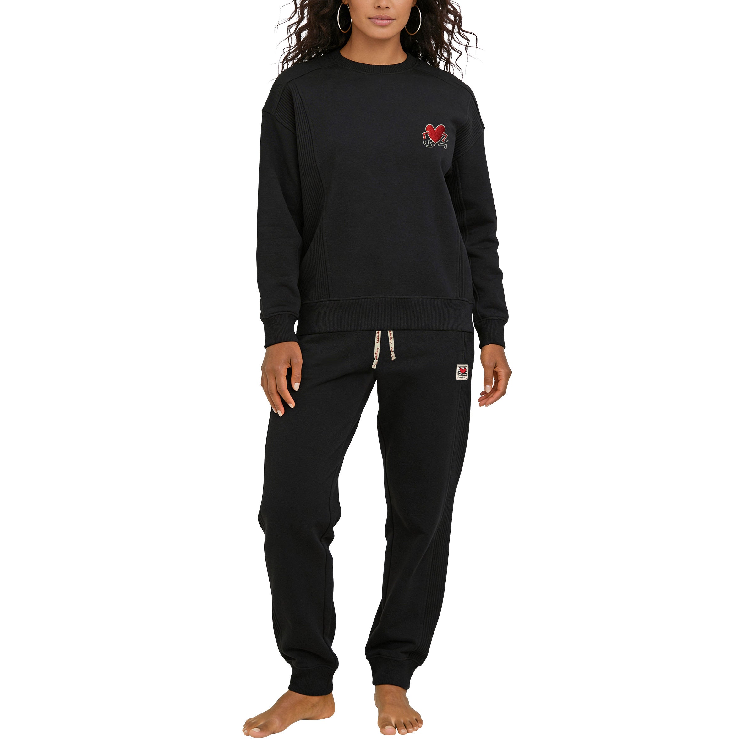 Keith Haring Women's Crew & Jogger Lounge Set