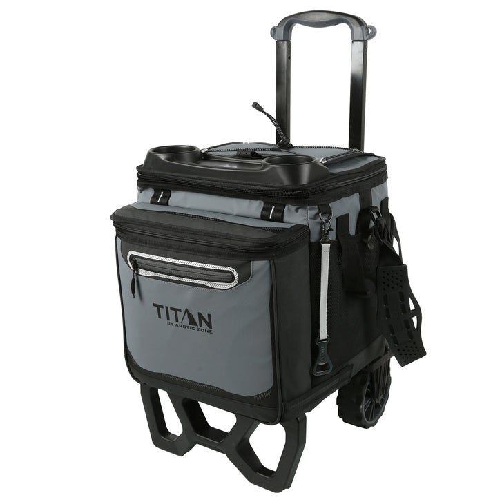 冷凍PL60 ADM60 ADL70 SM60 ML50 Titan 60-can Rolling Collapsible Cooler With All-terrain Cart | Costco