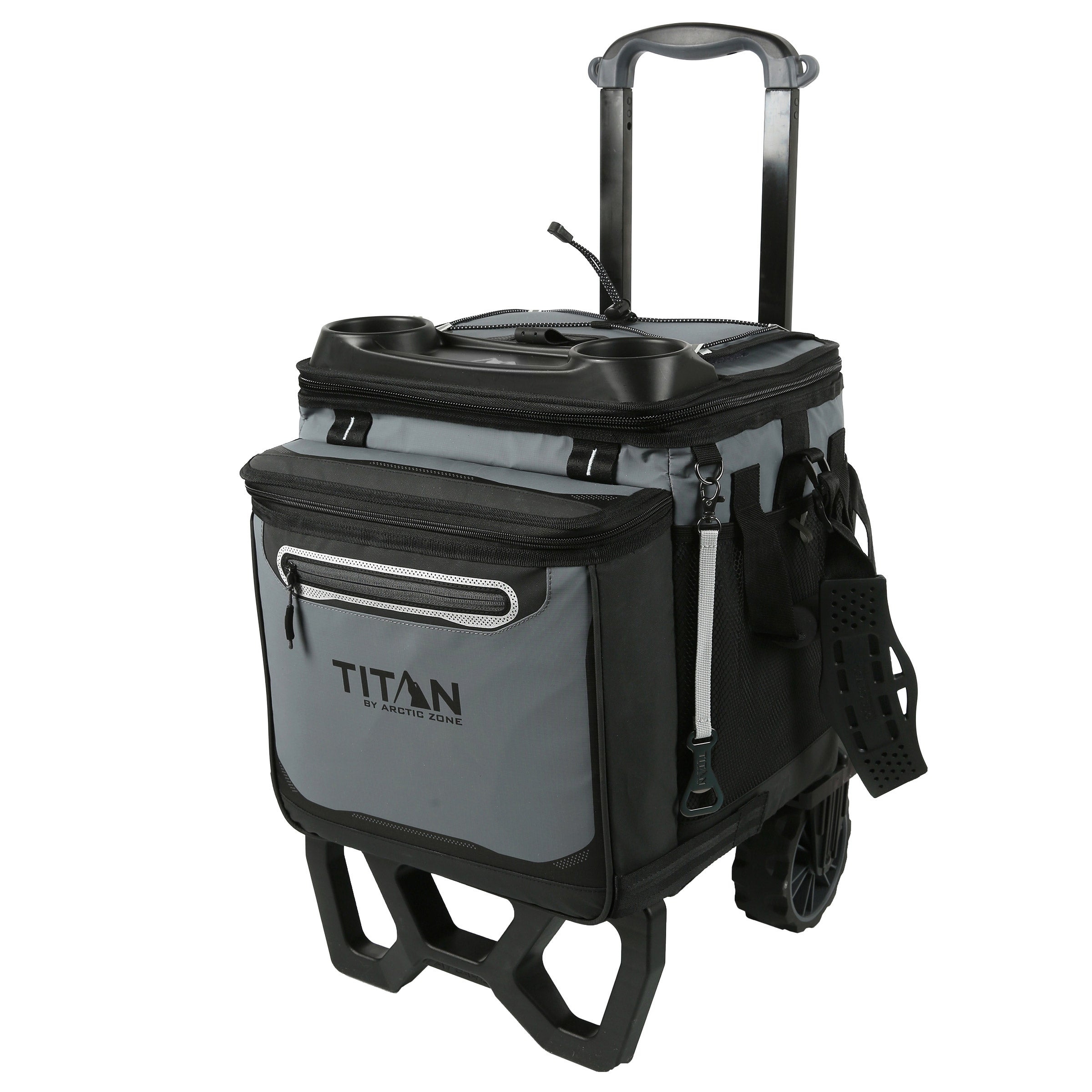 Titan 60-can Rolling Collapsible Cooler With All-terrain Cart | Costco