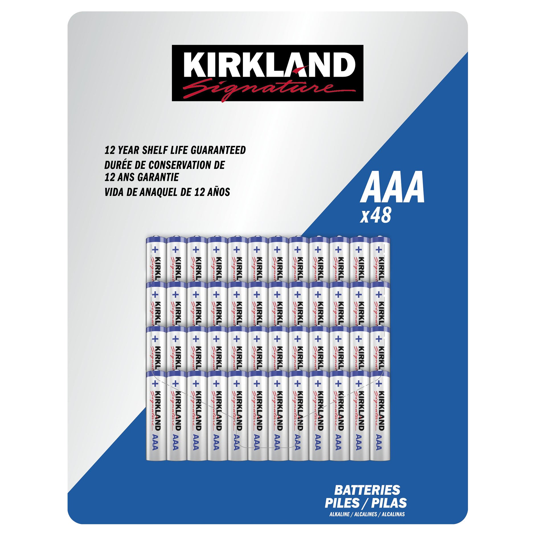 Kirkland Signature Alkaline Batteries