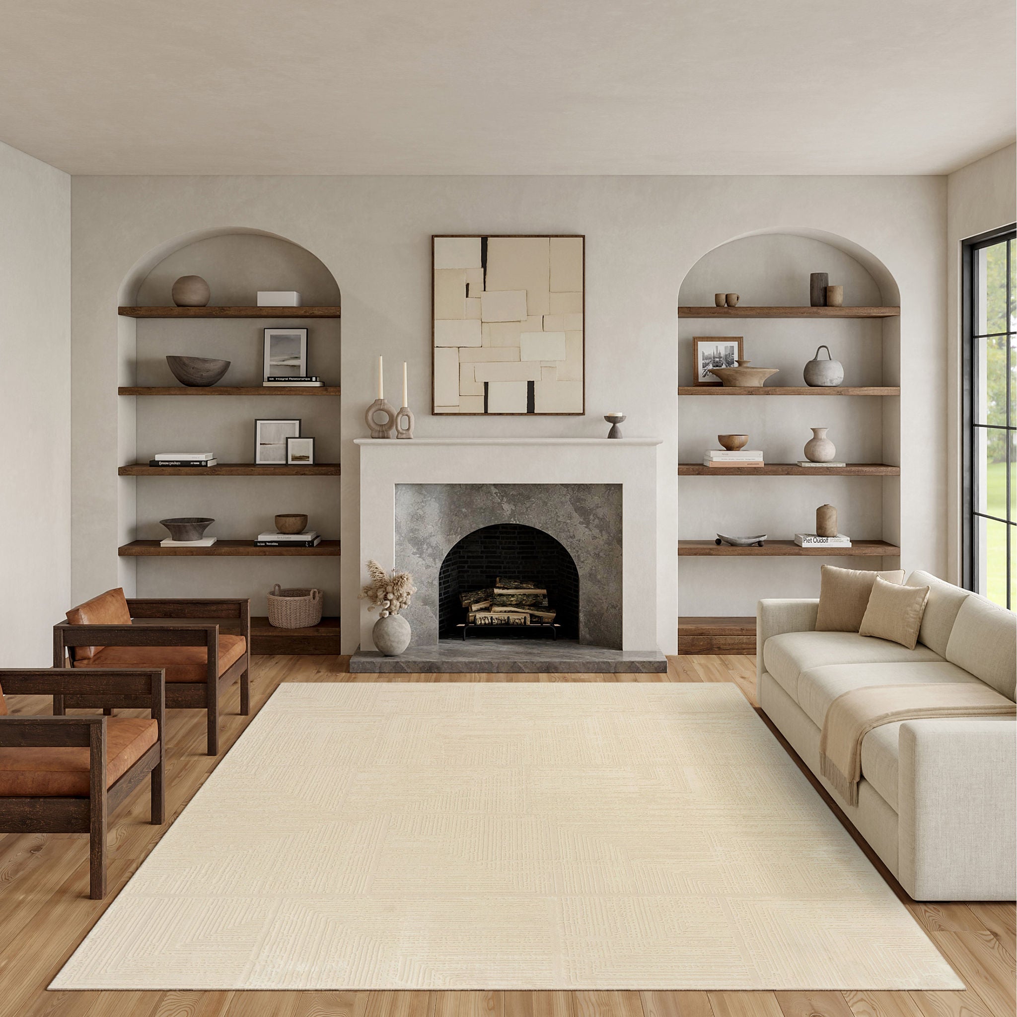 Nourison Briar Area Rug, Privet, 9' x 12' | Costco