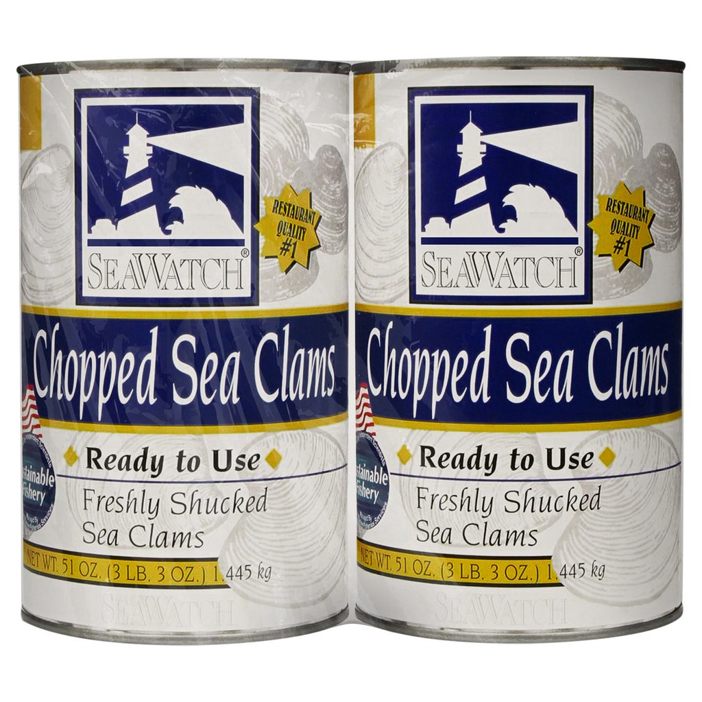 Sea Watch, Chopped Sea Clams, 51 oz, 2-Count | Costco
