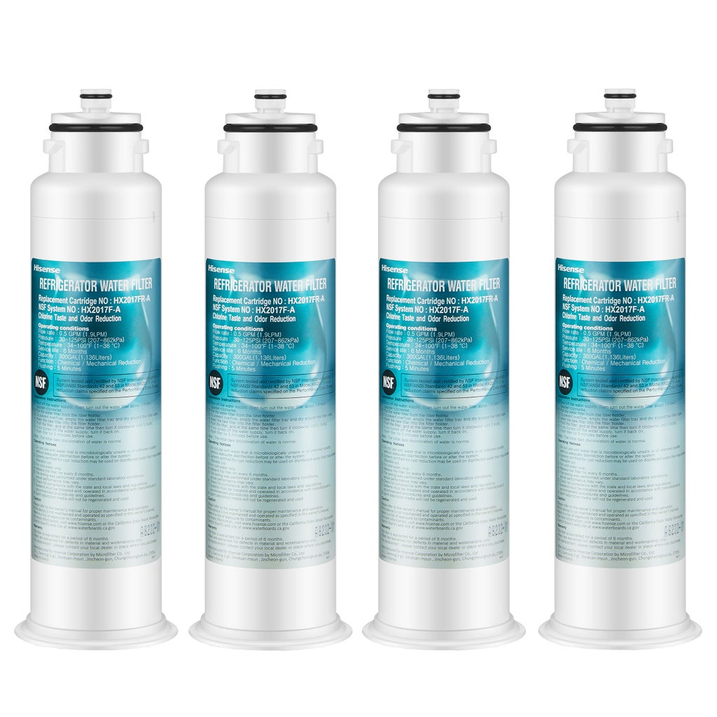 Hisense HX2017F-A Gen 1 Water Filter, 4-pack | Costco