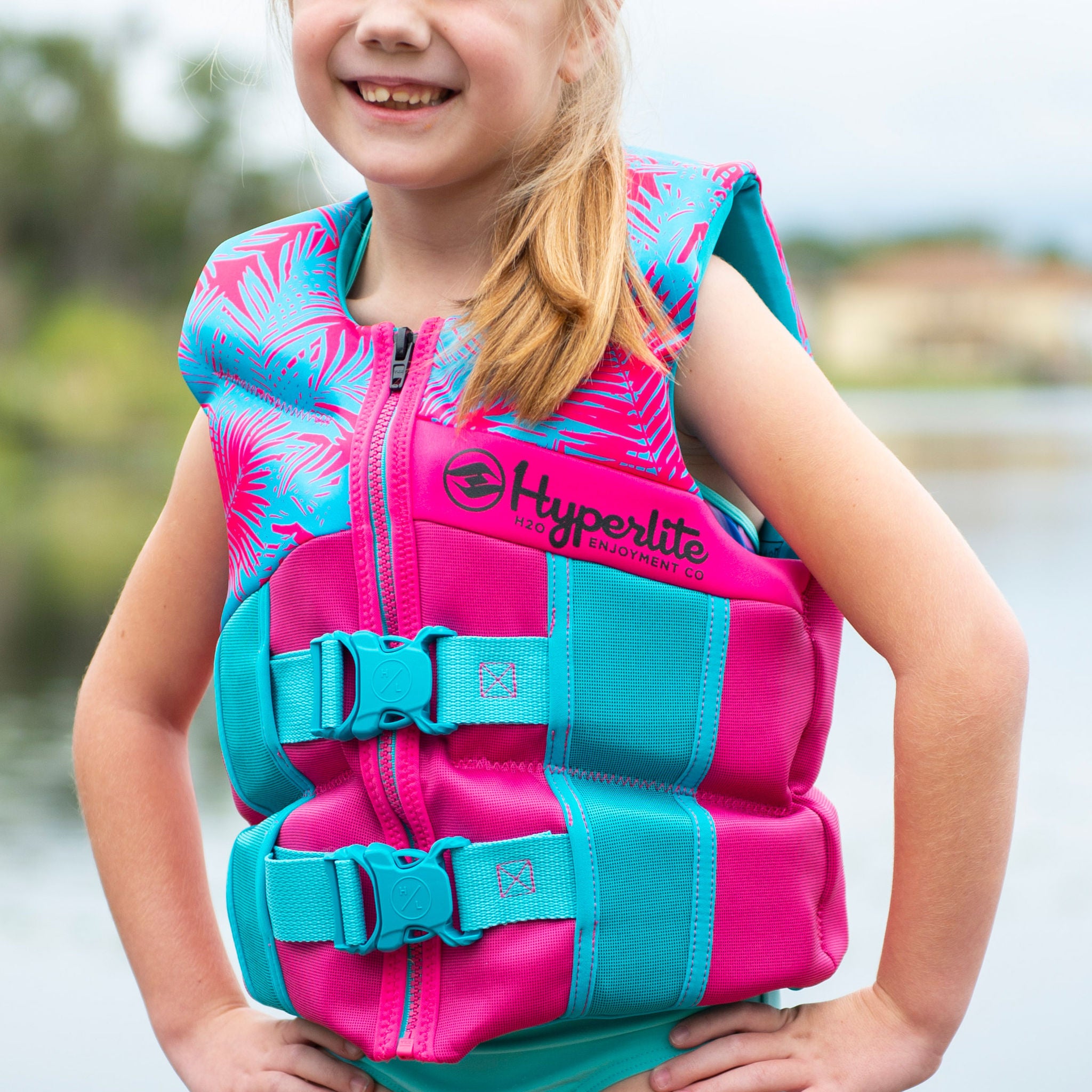 HOPE VEST Girl 商品 Hyperlite Girls Youth Life Vest | Costco