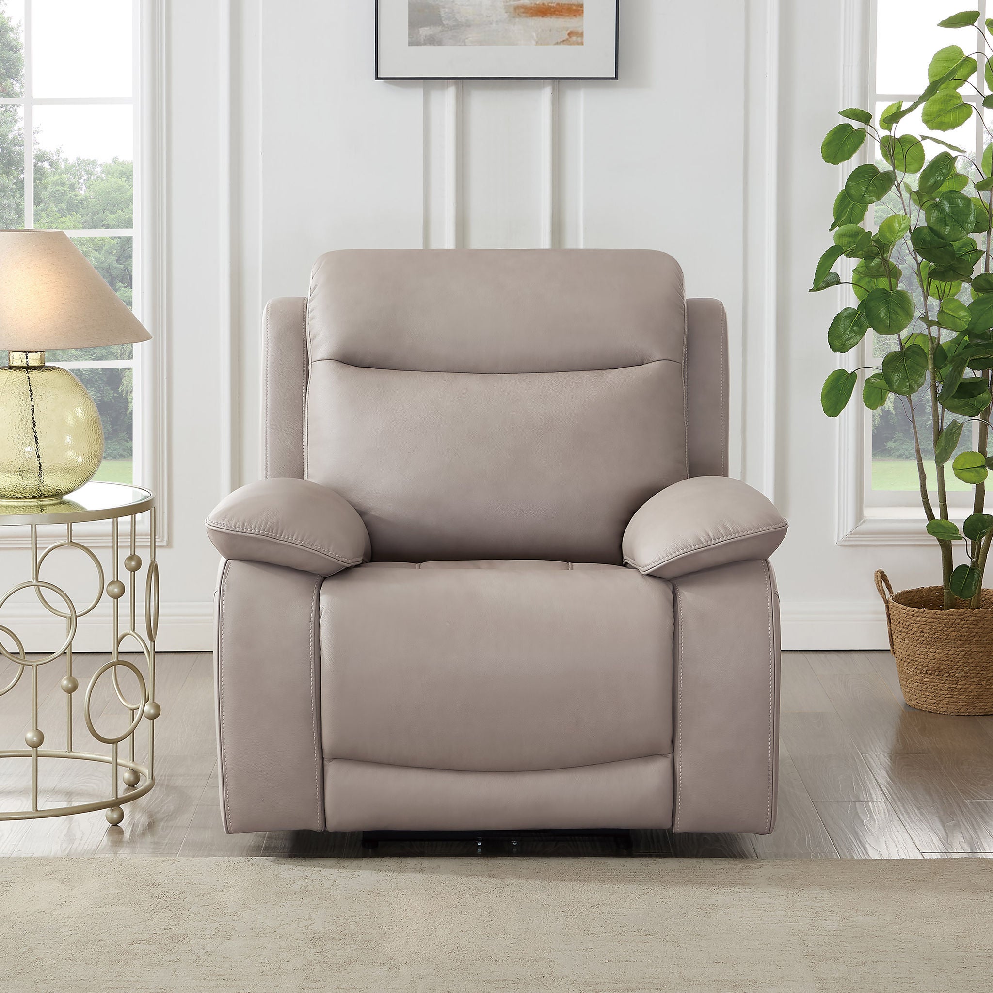 Prospera Home Jackson Top Grain Leather Power Reclining Chair | Costco