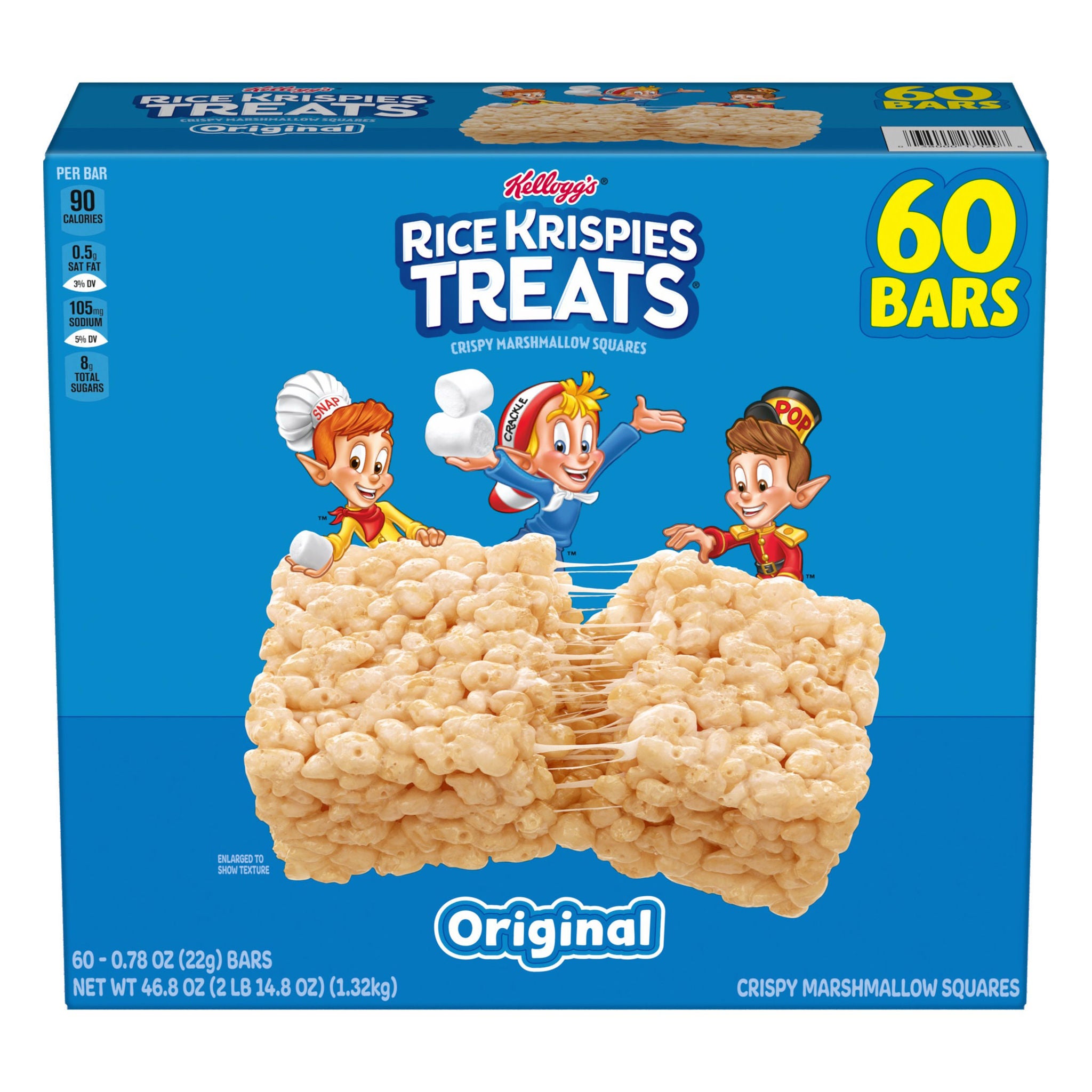 Kellogg's Rice Krispies Treats, 0.78 oz, 60-count | Costco