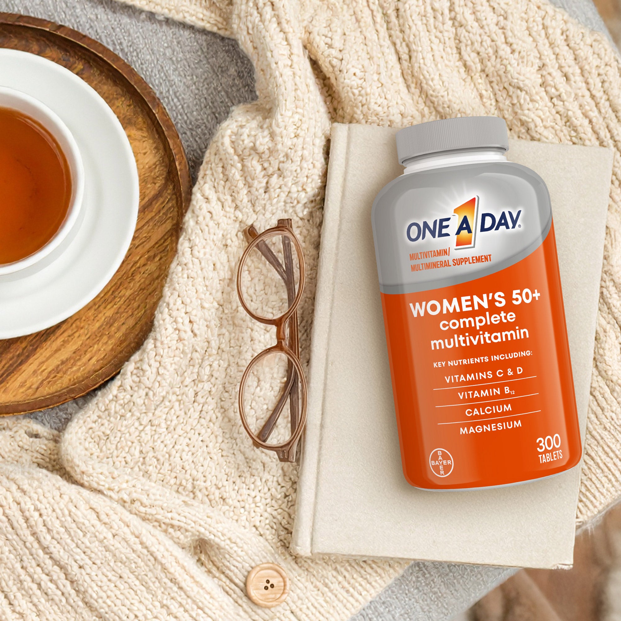 One A Day Women's 50+ Healthy Advantage Multivitamin, 300 Tablets