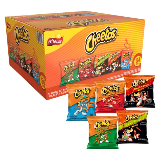 Frito Lay Cheeto Variety Mix, 1 oz, 54-count | Costco