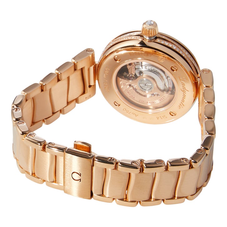 Omega De Ville Ladymatic 18kt Red Gold Ladies Automatic Watch | Costco