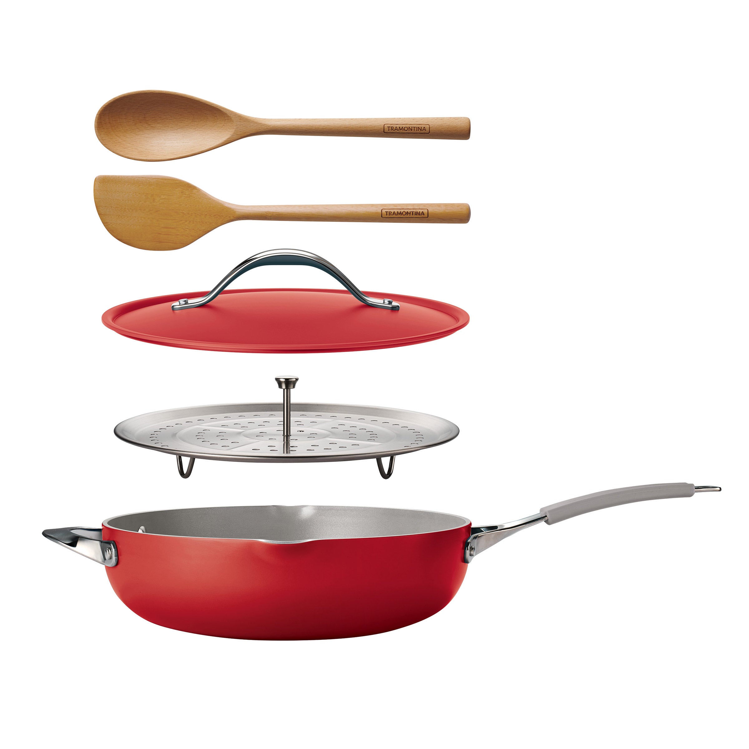 Tramontina 5-Quart All-In-One Ceramic Non-Stick Pan | Costco