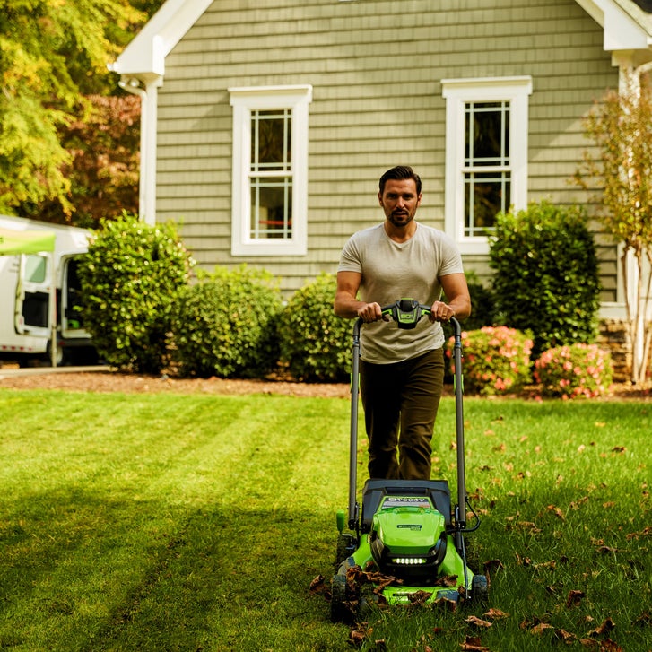 Greenworks 80V 21” Mower, 800CFM Blower, 17” Trimmer Combo Kit Greenworks 80V 21” Mower, 800CFM Blower, 17” Trimmer Combo Kit