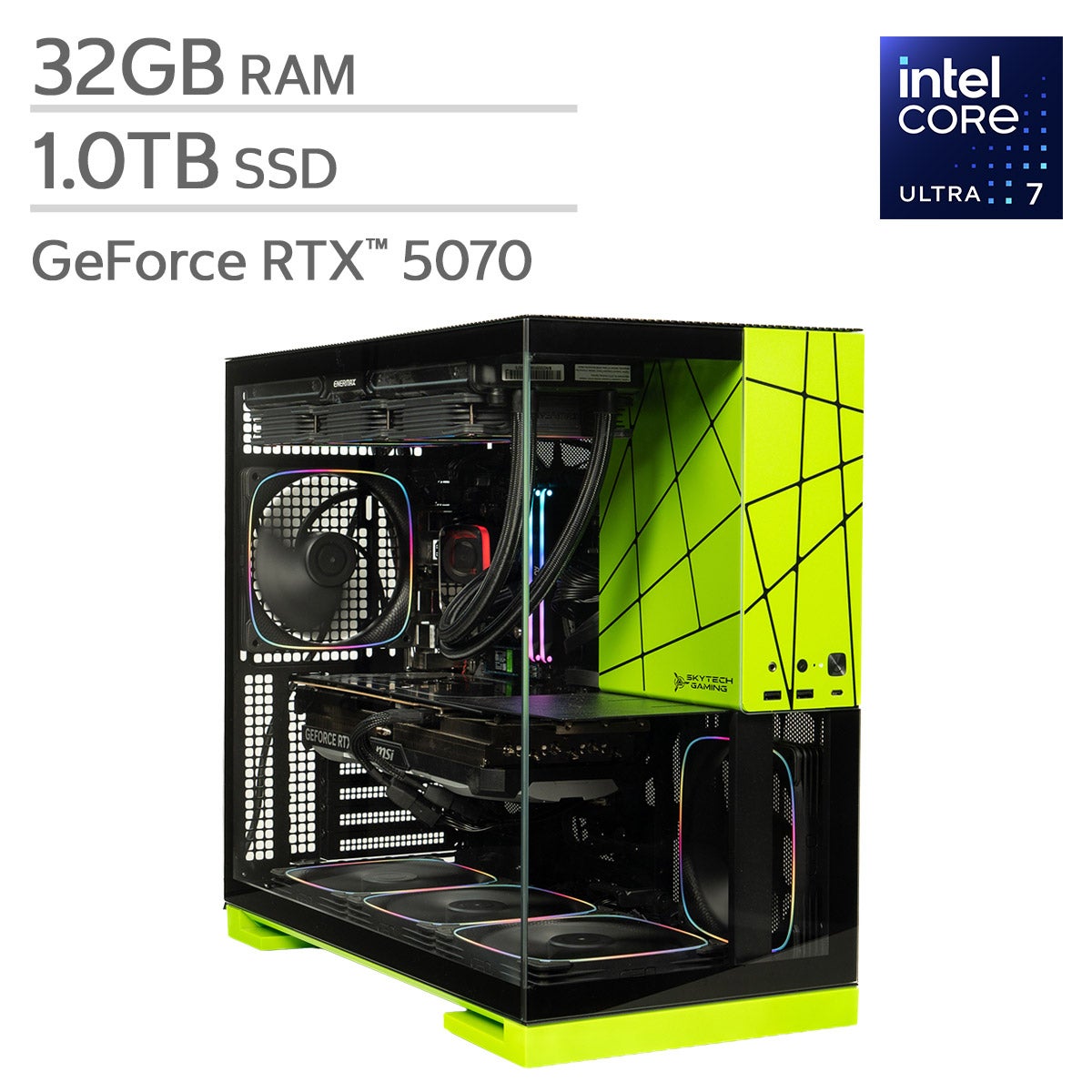 Skytech Viper Gaming Desktop - Intel Core Ultra 7 265K - Nvidia