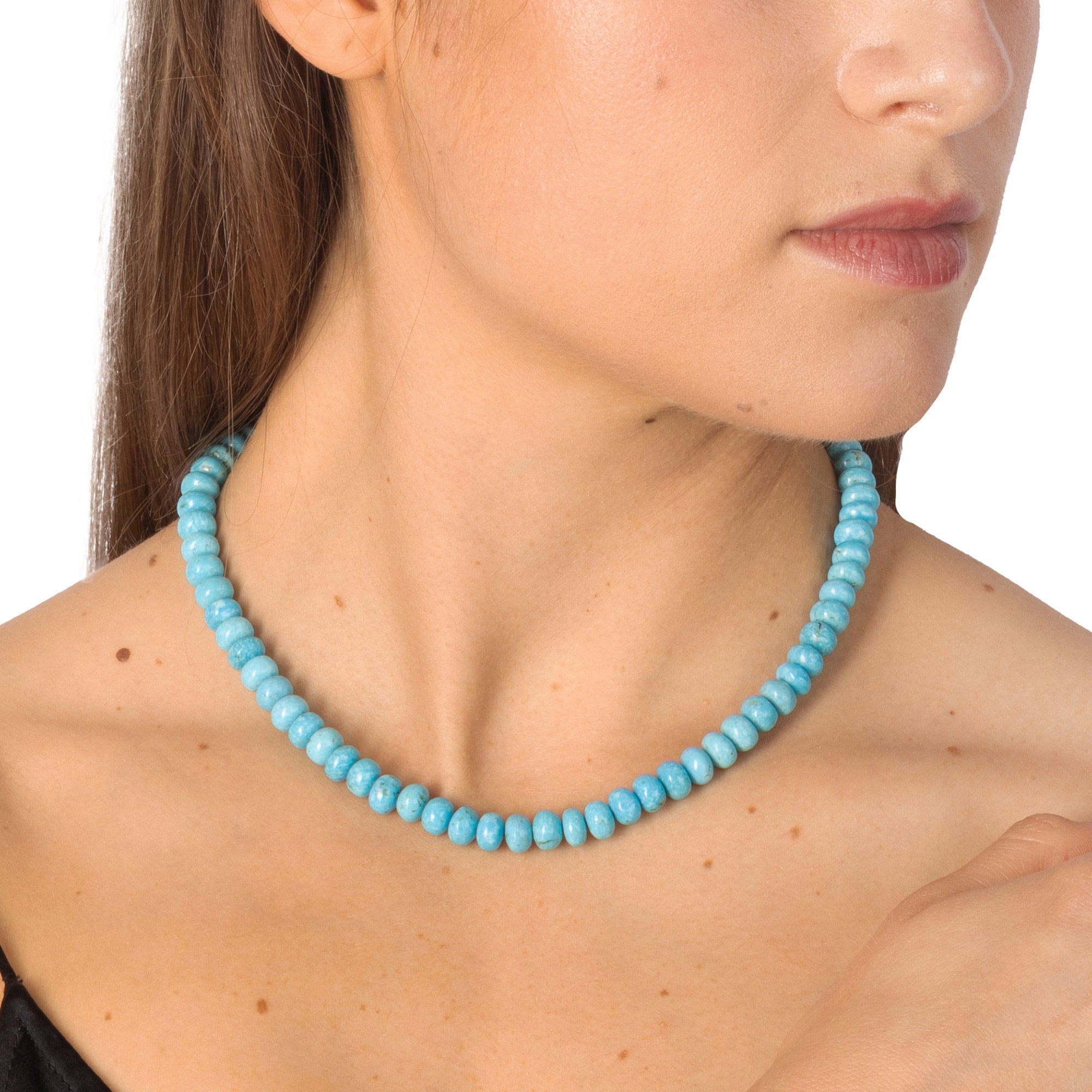 Sheryl Lowe Arizona Turquoise Strung Necklace | Costco