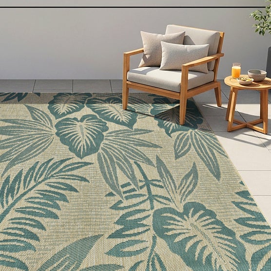 Reyn Spooner Indoor/Outdoor Area Rug, Kameo Oasis, 7’10” x 10’ | Costco