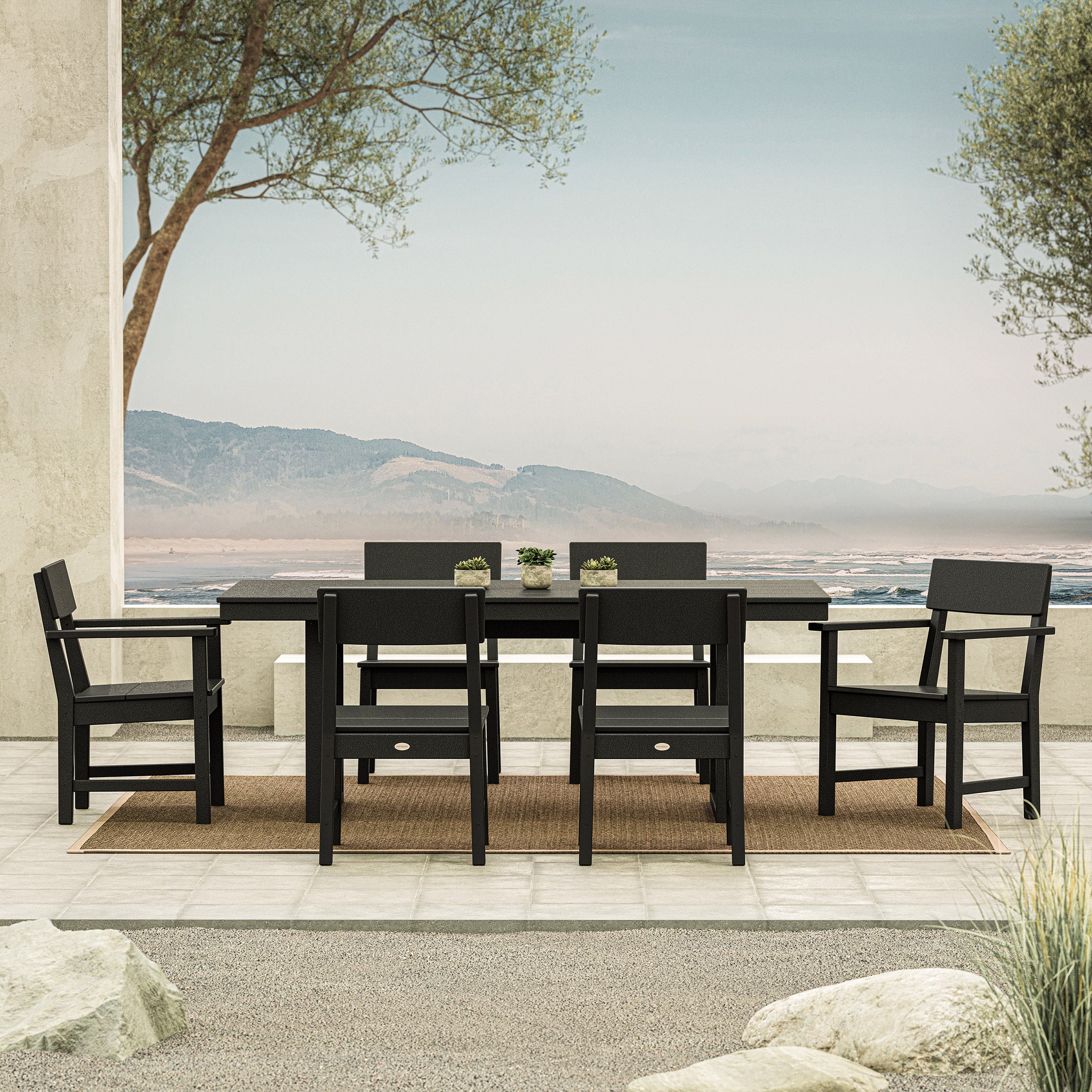 POLYWOOD Westport 7-piece Outdoor Patio Dining Set. | Costco