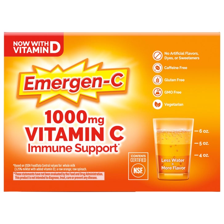 Emergen-C 1000 mg Vitamin C Daily Immune Support Variety Pack