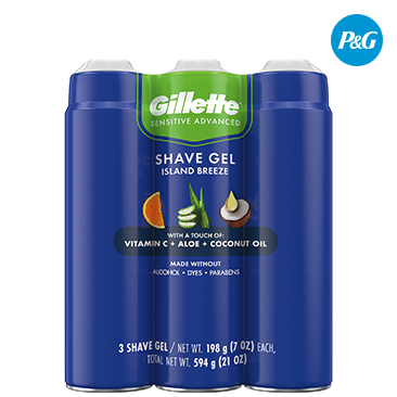 Gillette® Sensitive Advanced Shave Gel