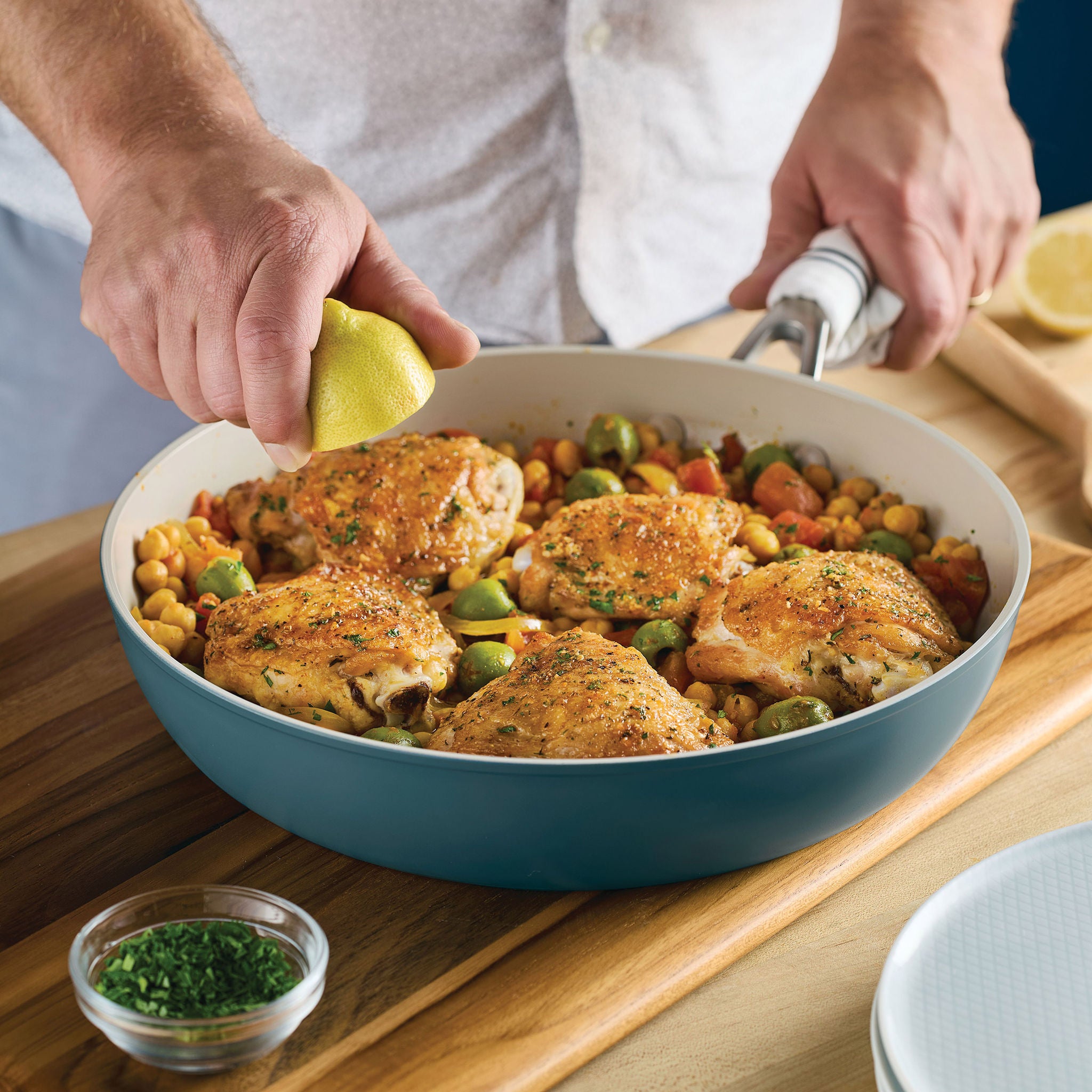Kitchen Aid Hard Anodized Ceramic Cookware Set, 11-pieces | Costco