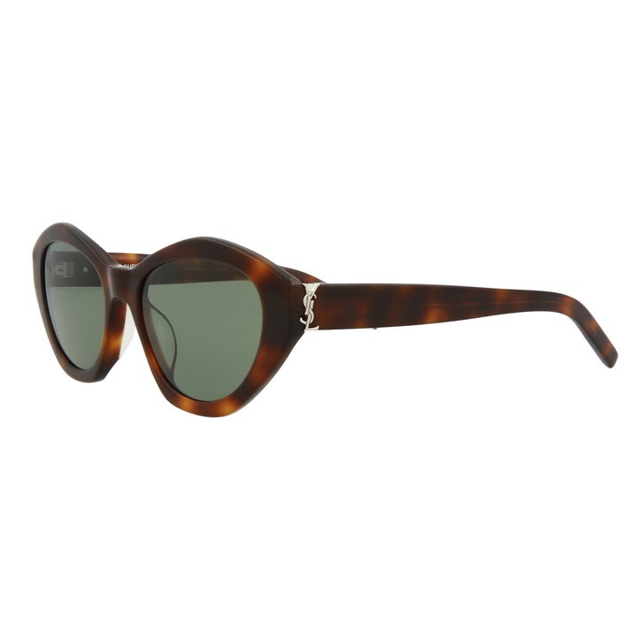 ? Saint Laurent Round Sunglasses‎ - Havana Green Yves Saint Laurent - SL M136 - Medium Havana Light Gold  main image 2