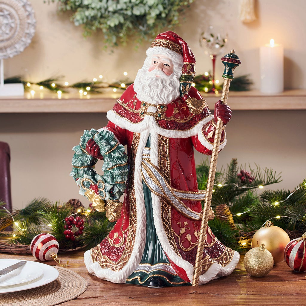 Fitz & Floyd Noel Holiday Grand Santa Figurine | Costco