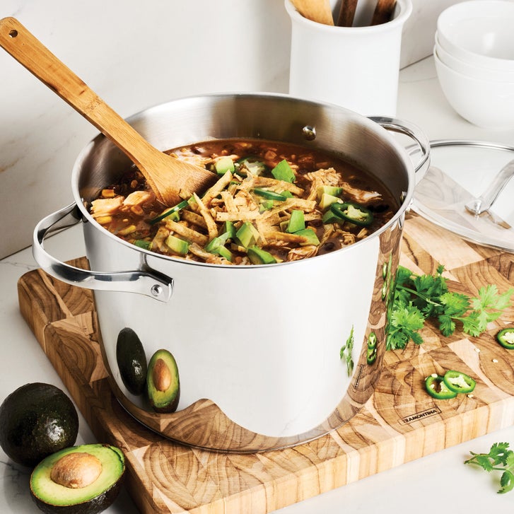 Tramontina 8-Quart Stainless Steel Tri-ply Base Multicooker with