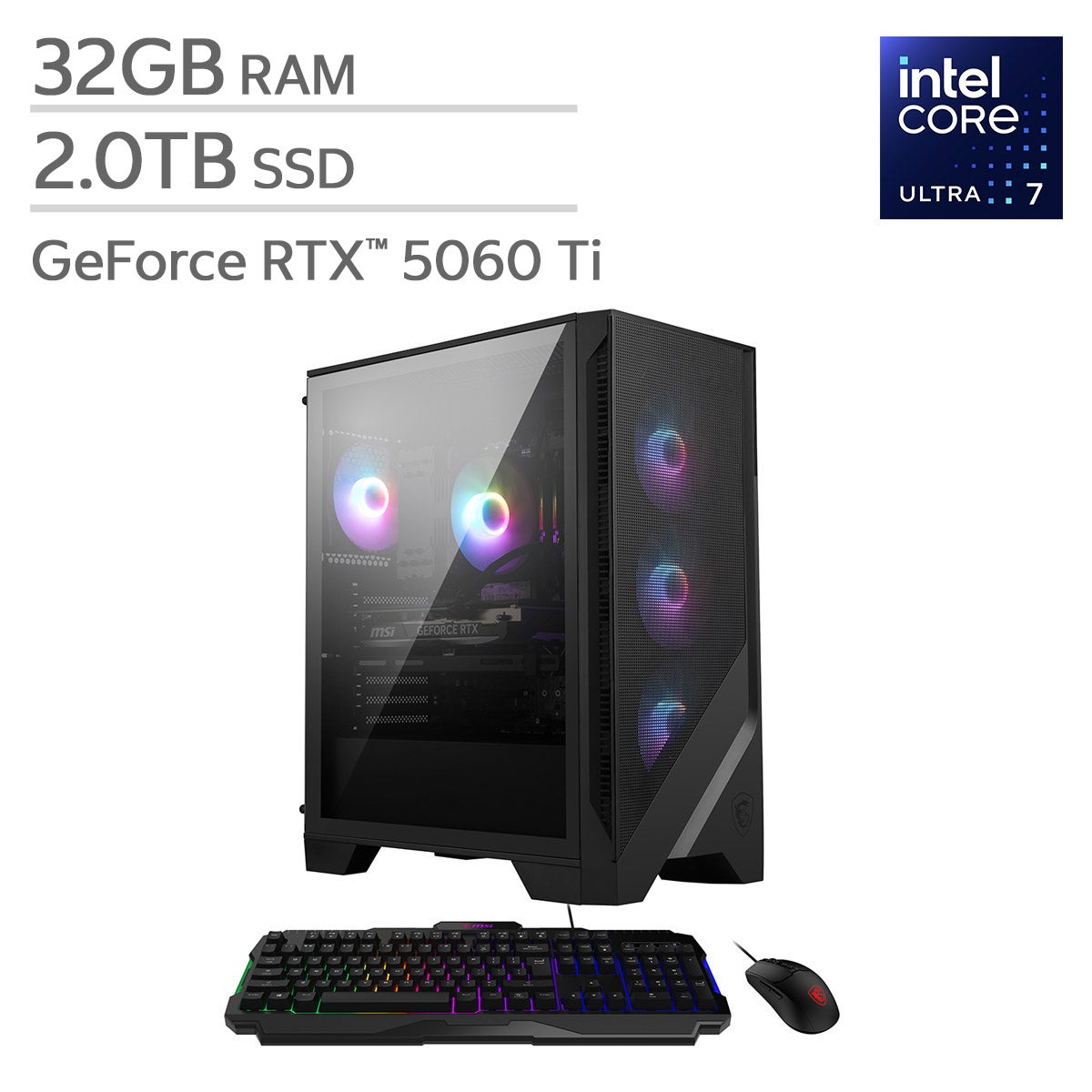 MSI Codex R2 Gaming Desktop - Intel Core Ultra 7 265 - NVIDIA RTX