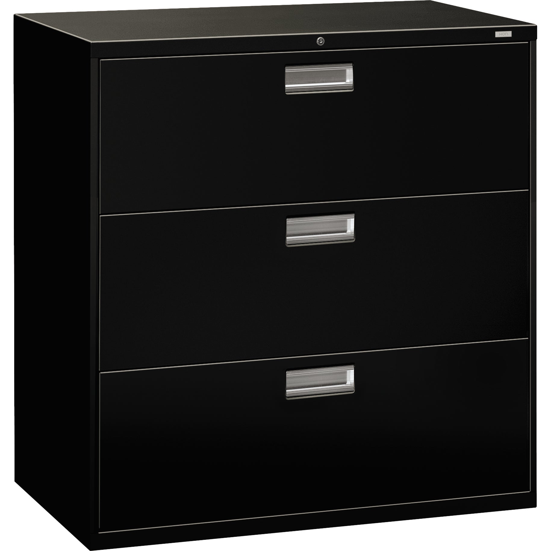 HON Brigade 600 Series Lateral 3-Drawer File Cabinet, Letter/Legal