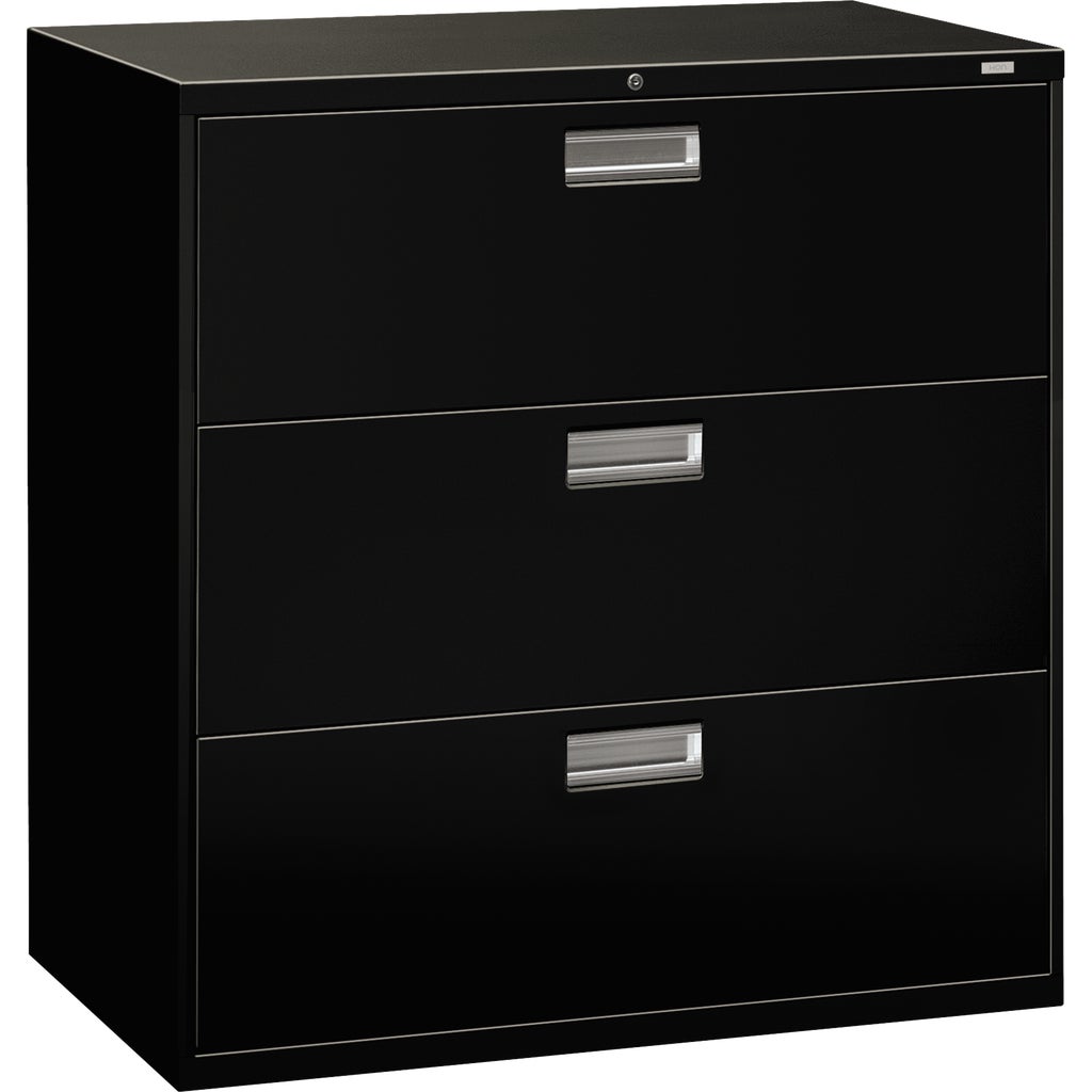 HON Brigade 600 Series Lateral 3-Drawer File Cabinet, Letter/Legal