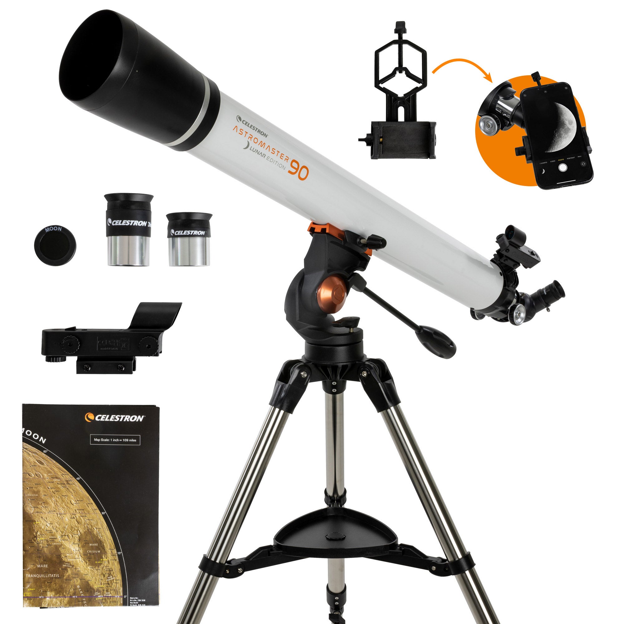 Celestron AstroMaster 90AZ Lunar Edition Telescope | Costco