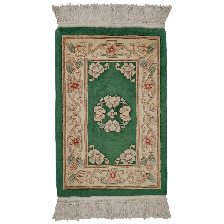Pagoda Hand Knotted Rug Collection, Vernier Green | Costco