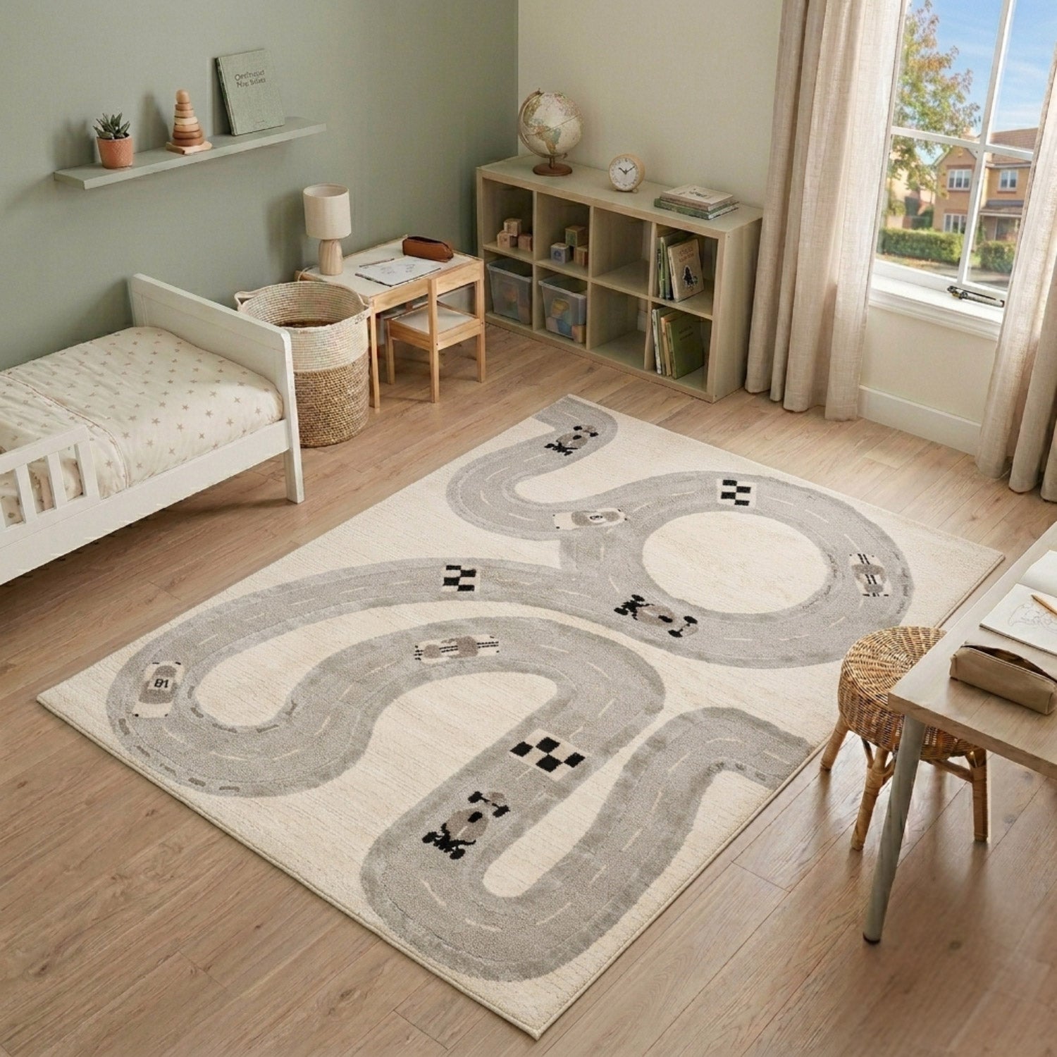 Viana Whimsy Kid's Race Track Rug | Costco