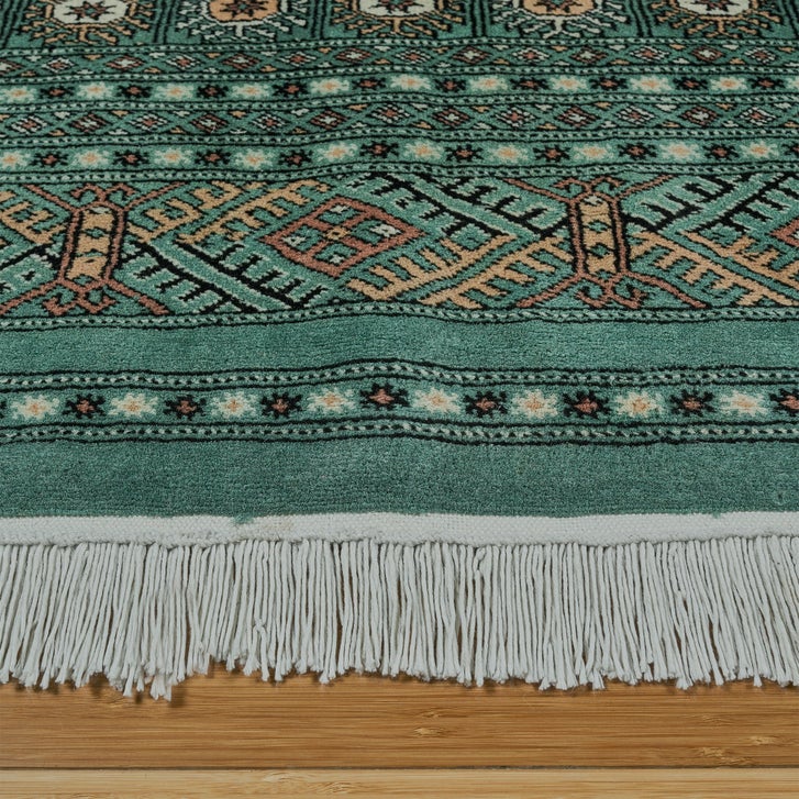 Pakistani Hand Knotted Rug Collection, Classic Bukhara Donegal