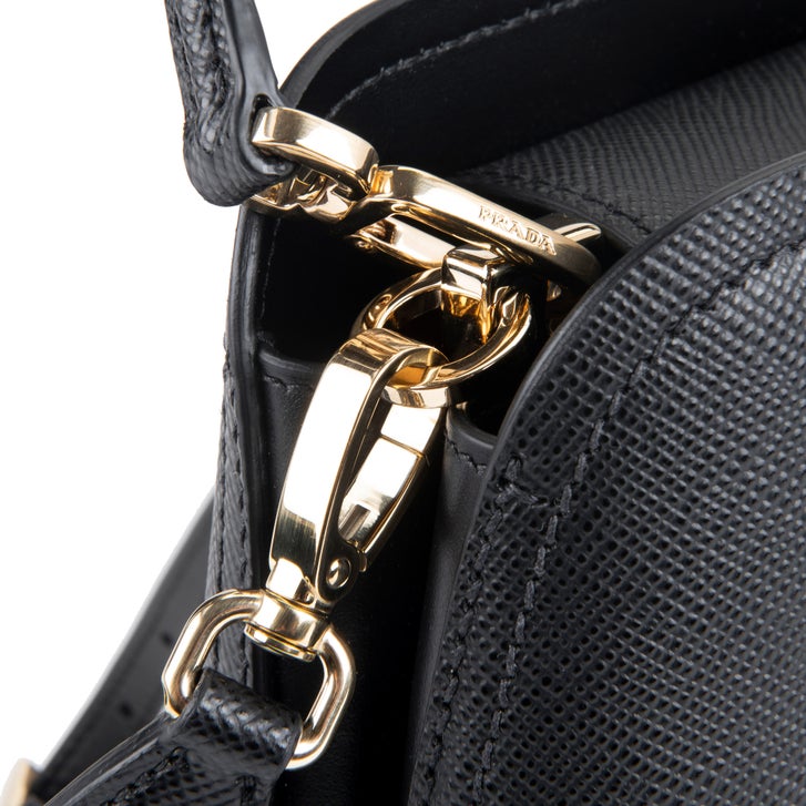 Prada Matinee Micro Saffiano Leather Bag, Nero | Costco